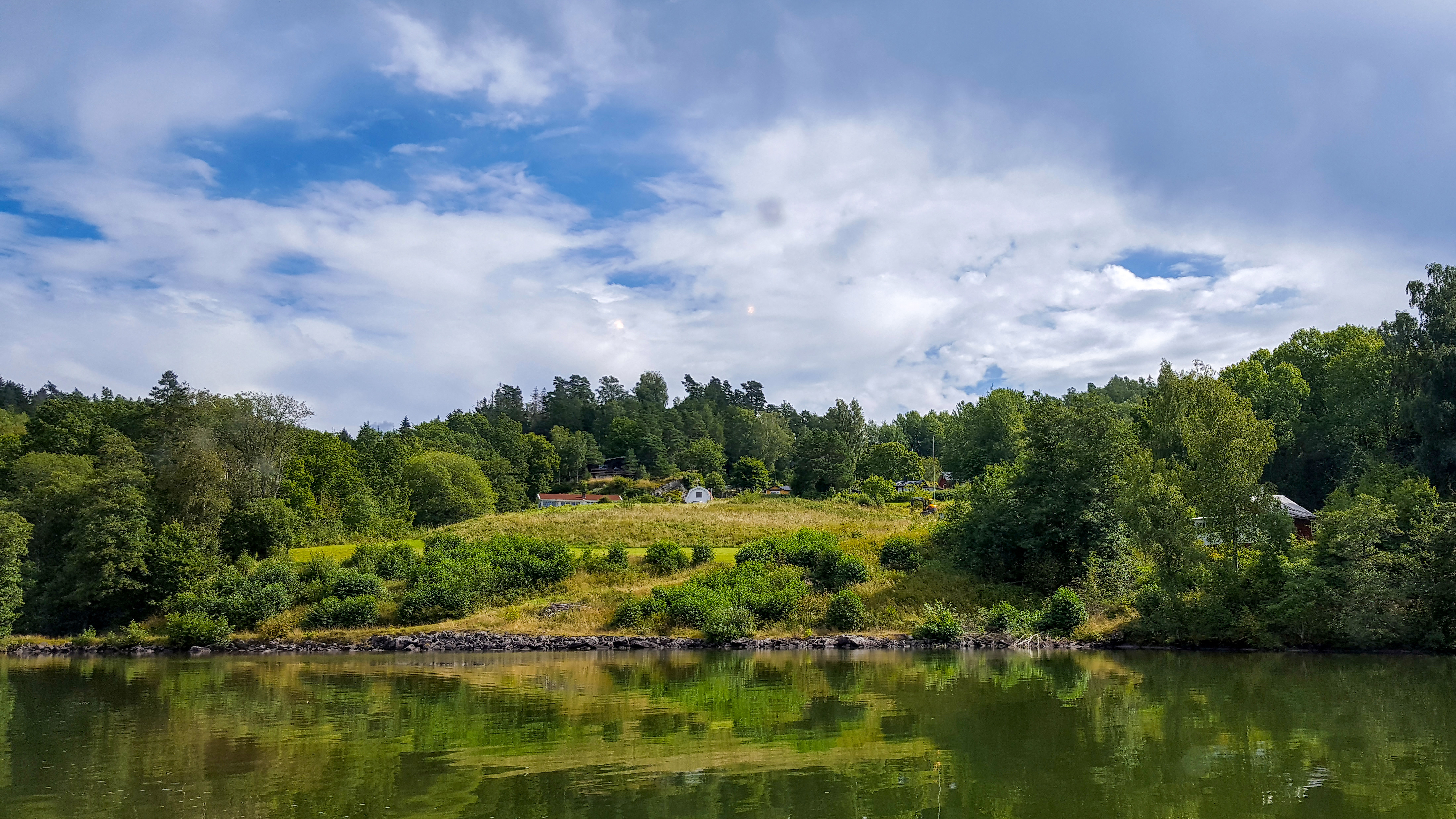 Slänt vid Göta älv
